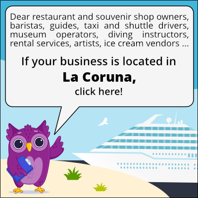 to business owners in La Coruña