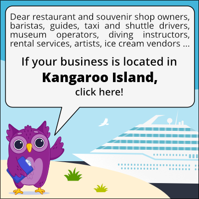 to business owners in Isla Canguro