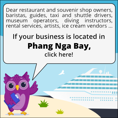 to business owners in Bahía de Phang Nga