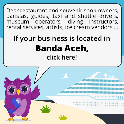 to business owners in Banda Aceh