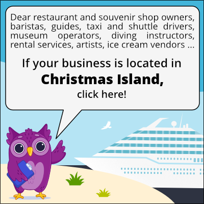 to business owners in Isla de Navidad