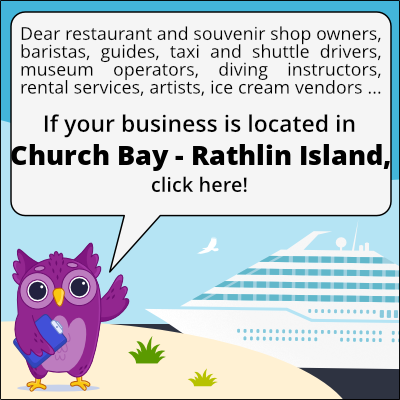 to business owners in Church Bay - Isla de Rathlin