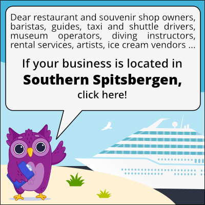 to business owners in Sur de Spitsbergen