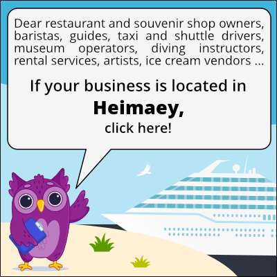 to business owners in Heimaey