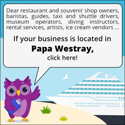 to business owners in Papá Westray