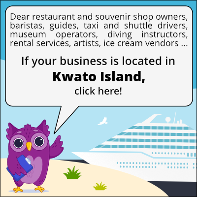 to business owners in Isla de Kwato