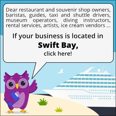 to business owners in Bahía Swift