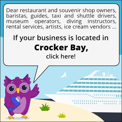 to business owners in Bahía de Crocker